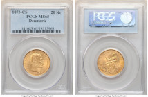 Christian IX gold 20 Kroner 1873 (h)-CS MS65 PCGS, Copenhagen mint, KM791.1. 

HID09801242017

© 2022 Heritage Auctions | All Rights Reserved