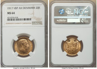 Christian X gold 20 Kroner 1917 (h)-VBP MS64 NGC, Copenhagen mint, KM817.1. AGW 0.2593 oz. 

HID09801242017

© 2022 Heritage Auctions | All Rights Res...