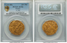 Charles V gold Franc à Pied ND (1364-1380) AU53 PCGS, Fr-284. Dup-360. 

HID09801242017

© 2022 Heritage Auctions | All Rights Reserved