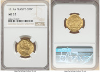 Louis XVIII gold 20 Francs 1817-A MS62 NGC, Paris mint, KM712.1. Lustrous with buttery golden color. 

HID09801242017

© 2022 Heritage Auctions | All ...