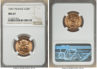 Republic gold 20 Francs 1907 MS67 NGC, Paris mint, KM857. Luminous cartwheel brilliance permeates this gem. 

HID09801242017

© 2022 Heritage Auctions...