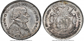 Eichstätt. Joseph of Stubenberg 1/2 Taler 1796-CD MS63 NGC, Munich mint, KM96. Chronogram dated. Silver and pewter toning. 

HID09801242017

© 2022 He...
