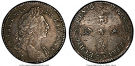 William III Shilling 1697 AU58 PCGS, KM485.1, S-3497. First bust. 

HID09801242017

© 2022 Heritage Auctions | All Rights Reserved