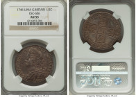 George II "Lima" 1/2 Crown 1746 AU55 NGC, KM584.3, S-3695A, ESC-606. Old cabinet toning, residual field luster. 

HID09801242017

© 2022 Heritage Auct...