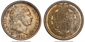 George III Shilling 1817 MS66 PCGS, KM666, S-3790. Mottled tone, underlying luster. 

HID09801242017

© 2022 Heritage Auctions | All Rights Reserved