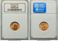 George V gold 1/2 Sovereign 1914 MS64 NGC, KM819, s-4086. AGW 0.1177 oz. 

HID09801242017

© 2022 Heritage Auctions | All Rights Reserved