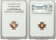 Elizabeth II gold Proof 1/4 Sovereign 2010 PR69 Ultra Cameo NGC, KM1117. 

HID09801242017

© 2022 Heritage Auctions | All Rights Reserved