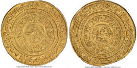 Fatimid. Al-Amir (AH 495-524 / AD 1101-1130) gold Dinar AH 510 (AD 1116/1117) MS61 NGC, Misr mint, A-729, SICA VI-782-783. 4.02gm. 

HID09801242017

©...