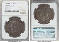 Sardinia. Vittorio Amedeo III 1/2 Scudo 1773 XF45 NGC, Turin mint, KM72. 

HID09801242017

© 2022 Heritage Auctions | All Rights Reserved
