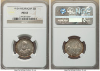 Republic 25 Centavos 1912-H MS63 NGC, Heaton mint, KM14. Medal rotation. Lovely rainbow toning. 

HID09801242017

© 2022 Heritage Auctions | All Right...