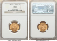 Republic gold 10 Zlotych 1925-(w) MS65 NGC, Warsaw mint, KM-Y32. One year type. AGW 0.0933 oz. 

HID09801242017

© 2022 Heritage Auctions | All Rights...