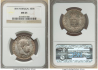 Carlos I 500 Reis 1896 MS65 NGC, Lisbon mint, KM535. Dove-gray with gold, sangria and seafoam toning. 

HID09801242017

© 2022 Heritage Auctions | All...
