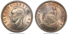 George VI Prooflike 5 Shillings 1948 PL68 PCGS, Pretoria mint, KM40.1. 

HID09801242017

© 2022 Heritage Auctions | All Rights Reserved