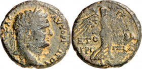 (77-78 d.C.). Tito. Judea. Cesarea Paneas. AE 24. (S.GIC. falta) (RPC. II, 2255). 9,59 g. BC+.