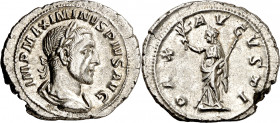 (235-236 d.C.). Maximino I. Denario. (Spink 8310) (S. 31a) (RIC. 12). 3,59 g. EBC-.
