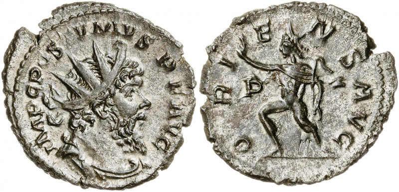 (265-268 d.C.). Póstumo. Antoniniano. (Spink 10964) (S. 213) (RIC. 316). 3,55 g....