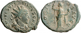 (274 d.C.). Tétrico II. Antoniniano. (Spink falta) (Co. 29) (RIC. 244). Pátina verde. 2,71 g. MBC+.