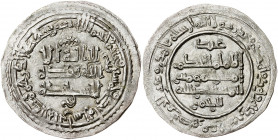 Califato. AH 351. Al Hakem II. Medina Azzahra. Dirhem. (V. 449) (Miles 243i). Ex Áureo 22/09/2003, nº 389. 2,48 g. EBC-.