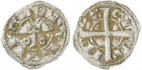 Alfons I (1162-1196). Barcelona. Òbol. (Cru.V.S. 297) (Cru.C.G. 2101). 0,37 g. MBC.