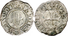 Alfons III (1327-1336). Sardenya (Esglésies). Alfonsí menut. (Cru.V.S. 371) (Cru.C.G. 2189) (MIR. 113). Ex Áureo 05/03/2003, nº 1104. Rara. 0,57 g. MB...
