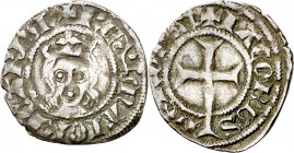 Jaume II de Mallorca (1276-1285 / 1298-1311). Mallorca. Diner. (Cru.V.S. 539) (Cru.C.G. 2507). A latina. Ex Áureo 18/09/2002, nº 446. 0,76 g. MBC.