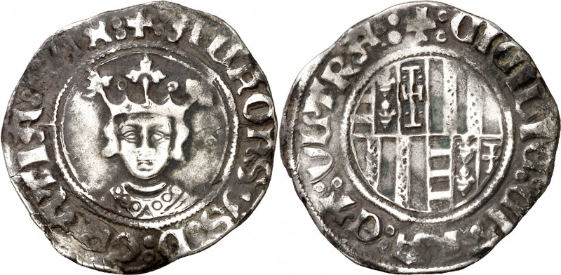Alfons IV (1416-1458). Nàpols. Ral. (Cru.V.S. 895) (Cru.C.G. 2939a) (MIR. 57). L...