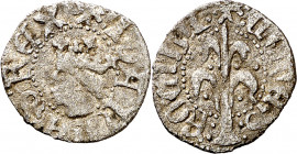 Joan II (1458-1479). Perpinyà. Diner. (Cru.V.S. 952) (Cru.C.G. 2991). 0,53 g. MBC.