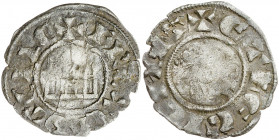 Fernando IV (1295-1312). Marca: dos puntos. Dinero. (AB. 327, como pepión). 0,82 g. BC+.