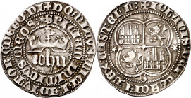 Juan I (1379-1390). Sevilla. Real. (Imperatrix falta) (AB. 539.1 var). 3,31 g. MBC.