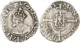 1545. Carlos I. Besançon. 1/2 carlos. (Vti. falta). Cospel irregular. 0,59 g. MBC-.