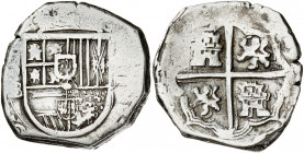 (1599 a 1609). Felipe III. Sevilla. B. 2 reales. (ACl. tipo 134). 6,67 g. BC+.