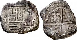 162(...). Felipe III ó IV. Toledo. P. 4 reales. 11,66 g. BC+.