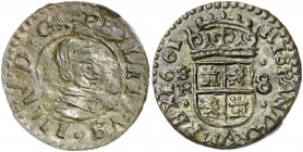 1661. Felipe IV. Sevilla. R. 8 maravedís. (AC. 405). 1,88 g. MBC-/MBC+.