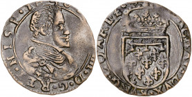 1640. Felipe IV. Arras. 1 liard. (Vti. 492) (Vanhoudt 655 Arras). Escasa. 3,41 g. MBC-.
