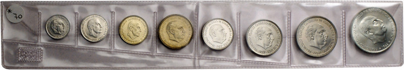 1970. Franco. (AC. 159). Tira de la F.N.M.T. Proof.