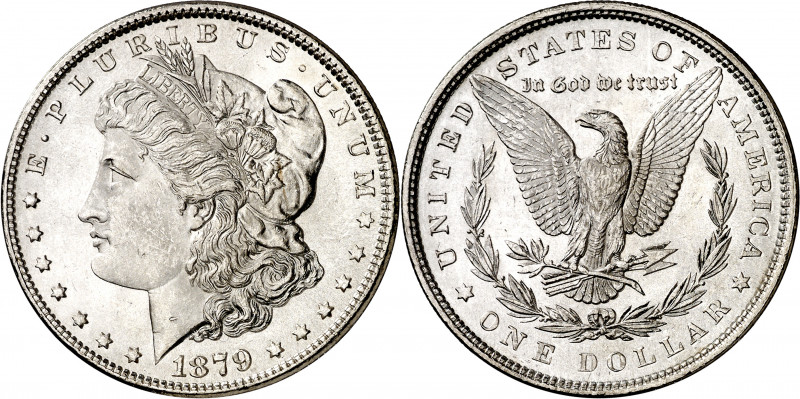 Estados Unidos. 1879. Filadelfia. 1 dólar. (Kr. 110). AG. 26,56 g. S/C.