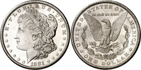 Estados Unidos. 1881. S (San Francisco). 1 dólar. (Kr. 110). AG. 26,69 g. S/C.