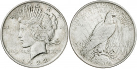 Estados Unidos. 1922. Filadelfia. 1 dólar. (Kr. 150). AG. 26,70 g. EBC-.
