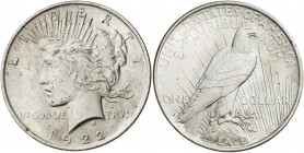 Estados Unidos. 1922. Filadelfia. 1 dólar. (Kr. 150). AG. 26,71 g. EBC-.