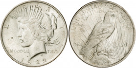 Estados Unidos. 1922. Filadelfia. 1 dólar. (Kr. 150). AG. 26,67 g. EBC+.