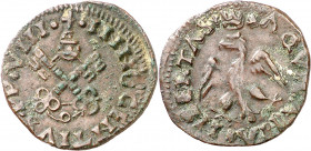 Vaticano. Inocencio VIII (1484-1492). Aquila. Cavallo. (Muntoni 17). CU. 1,61 g. MBC+.