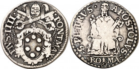 Vaticano. Pío IV (1559-1565). Roma. Testone. (Muntoni 9). AG. 8,92 g. MBC/MBC-.