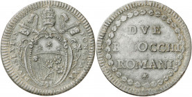 Vaticano. s/d. Pío VI (1775-1799). Roma. 2 baiocchi. (Muntoni 112). CU. 19,82 g. MBC+.
