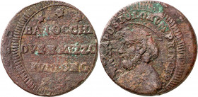 Vaticano. 1797. Pío VI (1775-1799). Foligno. 2 1/2 baiocchi. (Muntoni 327a). CU. 18,50 g. MBC-.