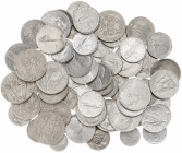 Lote de 73 monedas del Vaticano en aluminio y níckel. A examinar. EBC/S/C.