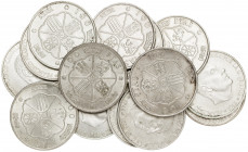 1966*1966 a 1970. Franco. 100 pesetas. Lote de 14 monedas. A examinar. EBC-/EBC+.