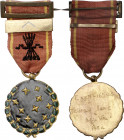 1934. Distinción a los afiliados a Falange y Comunión Tradicionalista. Teófilo Sanz del Val. (Pérez Guerra 920). Con anilla, cinta y pasador. Anverso ...