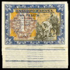 1940. 1 peseta. (Ed. D42a) (Ed. 441a). 1 de junio, Hernán Cortés. 10 billetes correlativos, serie B. S/C-/S/C.