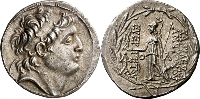 Imperio Seléucida. Antíoco VII, Euergetes (138-129 a.C.). Tetradracma. (S. 7092 ...