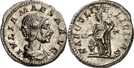 (220-221 d.C.). Julia Maesa. Denario. (Spink 7757) (S. 45) (RIC. 271). 3 g. EBC/EBC-.